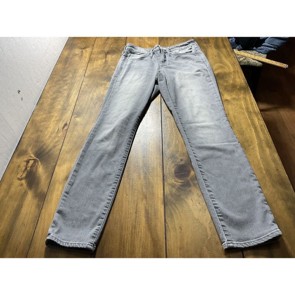 Athleta Jeans Womens Size 6 Stretch Gray 5-Pocket Skinny Fit